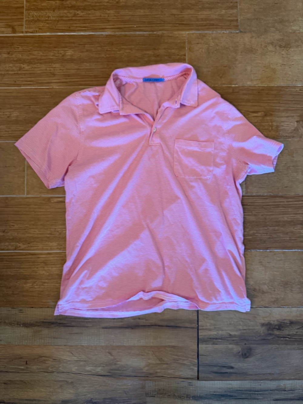 J. McLaughlin Light Pink Polo Shirt